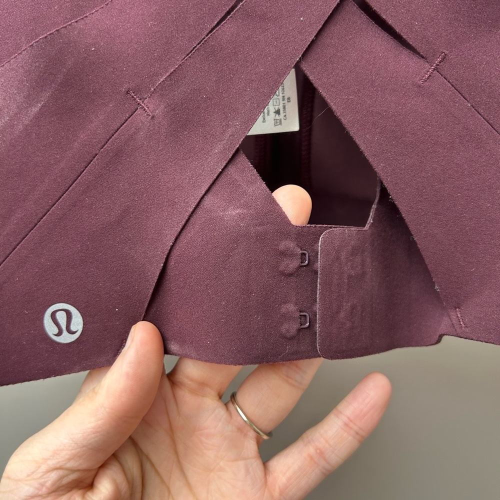 Lululemon‎ Enlite High Support Dark Burgundy Women’s Sports Bra - Picture 3 of 4